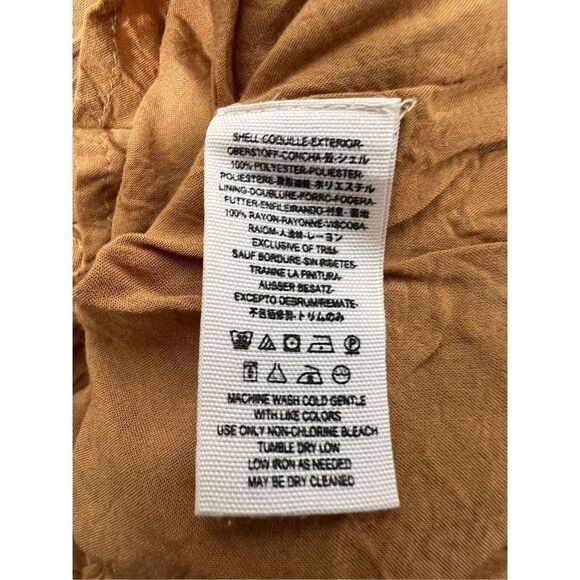 NWOT Free People Women's Baby Dee Chiffon Sheer Fit & Flare Mini Dress Size S - Picture 9 of 10